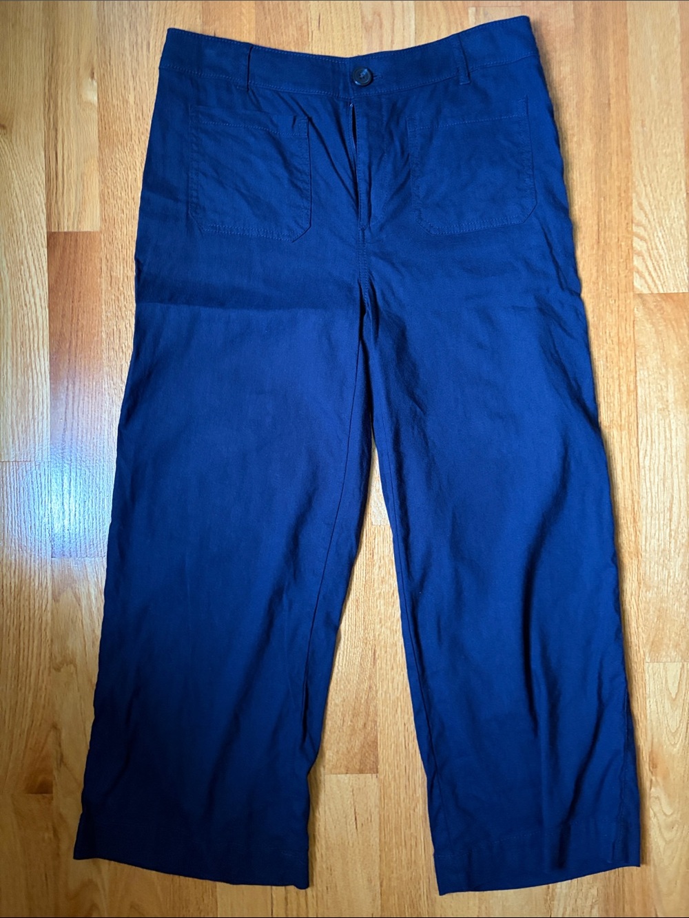 Navy Blue Casual Pants